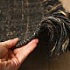 Handwoven Jute Rug With Fringe in Black - RIHWJBLK