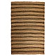 Jute Rug With Tucked Ends in Natural/Black - JUTETUCKEDENDSBLKNAT