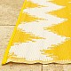 150x220cm Yellow/White Chevron Outdoor Alfresco Polypropylene Washable UV-Resistant Rug - OUT150X