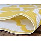 150x220cm Yellow/White Outdoor Alfresco polypropylene washable uv resistant rug - OUT150A