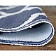 150x220cm Blue/White Outdoor Alfresco polypropylene washable uv resistant rug - OUT150C
