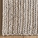 Hand Woven Wool Blend Rug "San Remo" Silver - LASANREMSLV