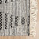 Hand Woven Jacquard Rug - Signature FX3 in Black  And White - SIGNATUREOFX3BLKWHT