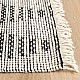 Hand Woven Jacquard Rug - Signature FX3 in Black  And White - SIGNATUREOFX3BLKWHT