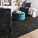 Jute Rug "Someg" in Black - SOMEGBLK