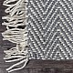 Handwoven Flatweave Wool Rug Munich in Grey