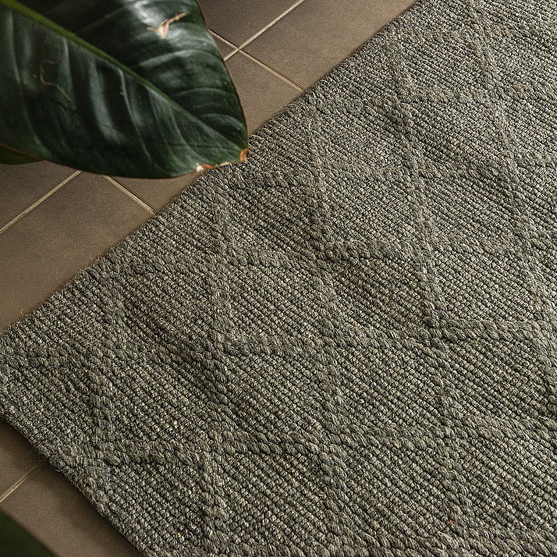 Wool Blend Flat Woven Rug Rox, How To Flat Out A Rug