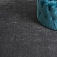 Hand Loom Knotted Wool Rug "Zaragoza" Dark Grey - FIZARAGODGRY