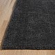 Hand Loom Knotted Wool Rug "Zaragoza" Dark Grey - FIZARAGODGRY