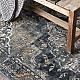 Power-loomed soft polypropylene distress/vintage look rug Cavalli 81B