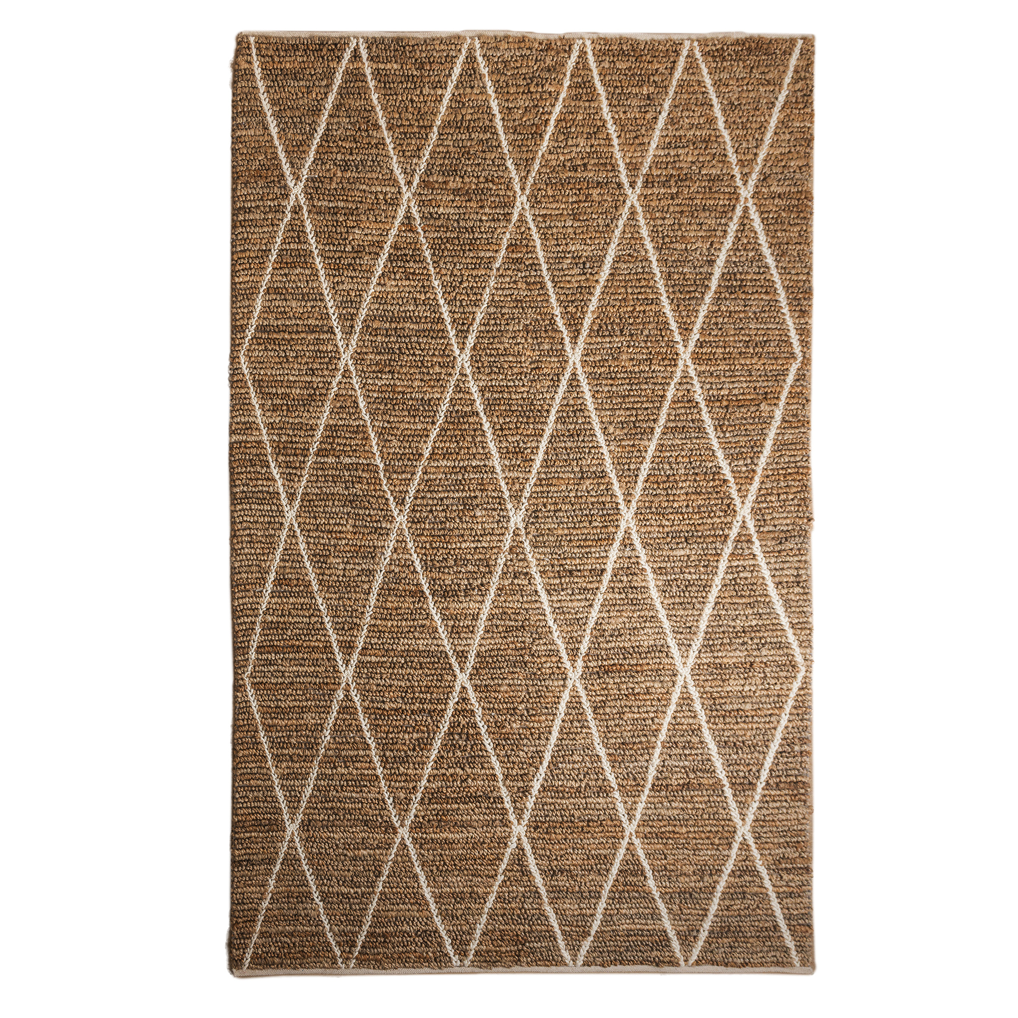 Jute Rug "Aranda" in Natural/White - KZ1184ARNDANATWHT