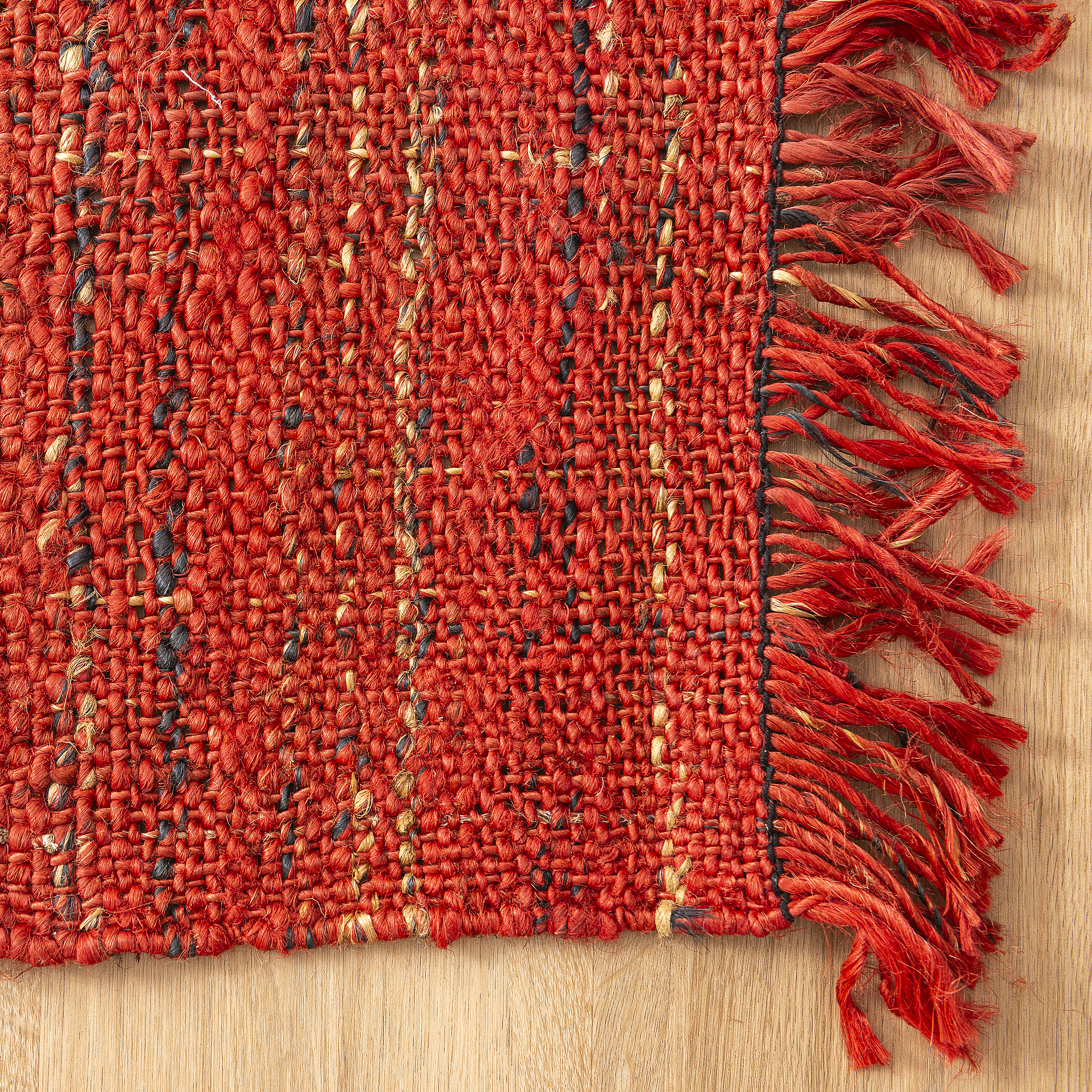 Jute Flatweave Handwoven Rust - RIHWJRSTT