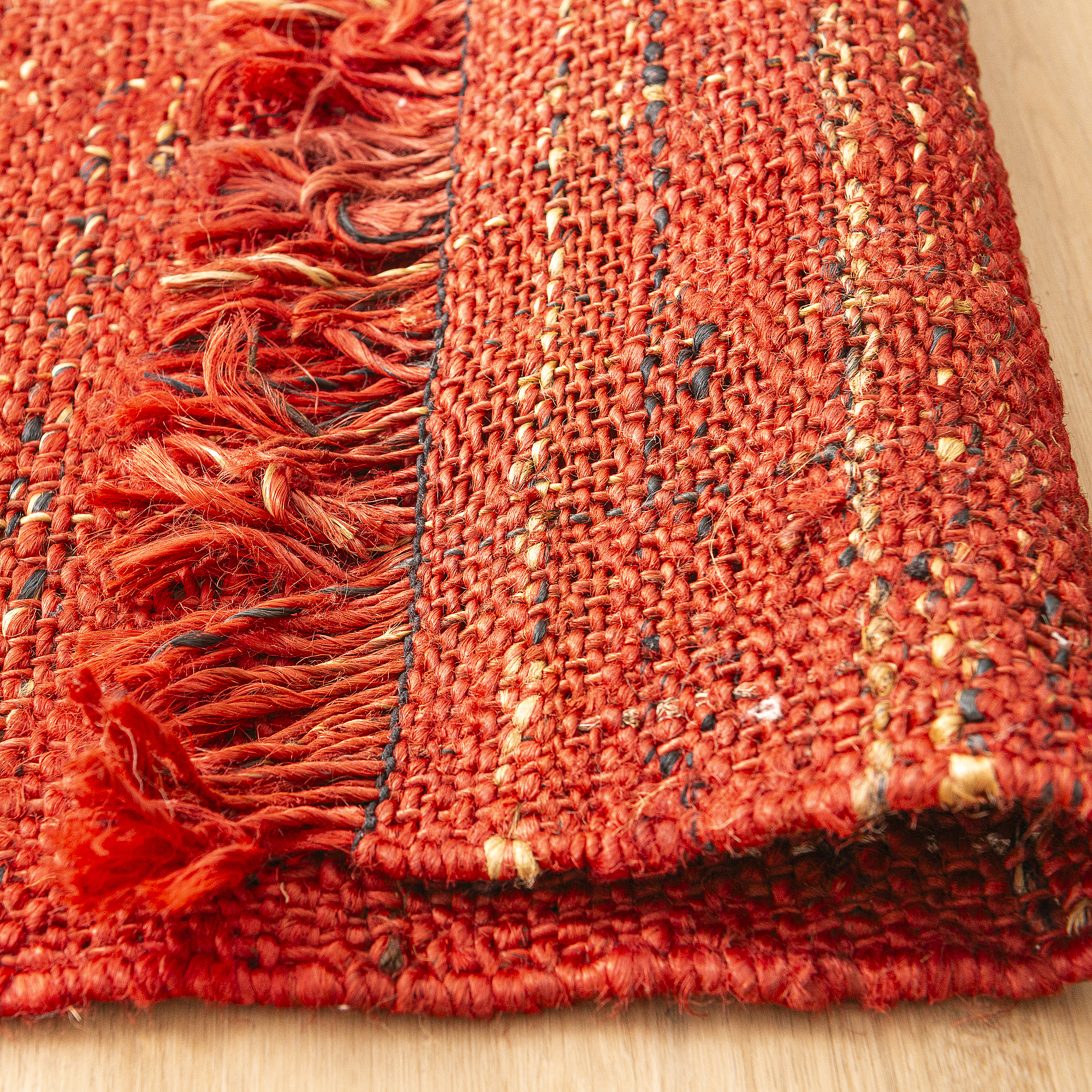 Jute Flatweave Handwoven Rust - RIHWJRSTT