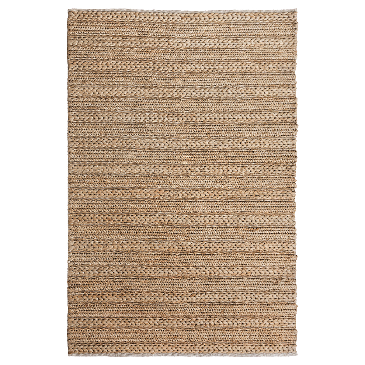 Chunky 100% Hand Made Jute Rug - Pelikan Natural - MCCPELIKNAT