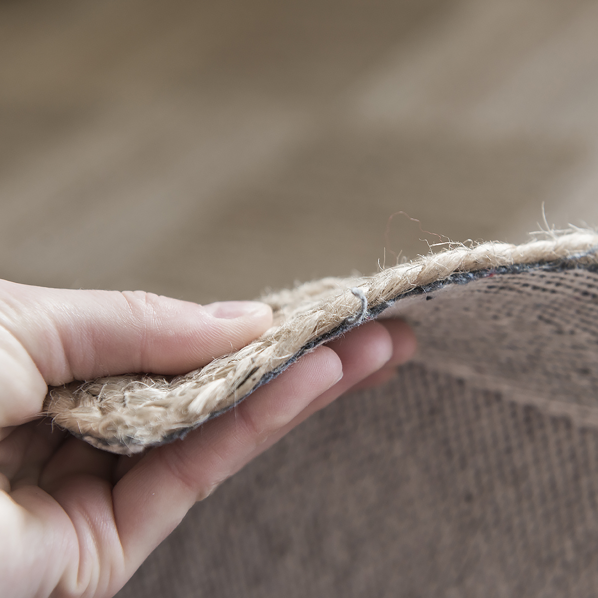 Jute Braided Patchwork Rug