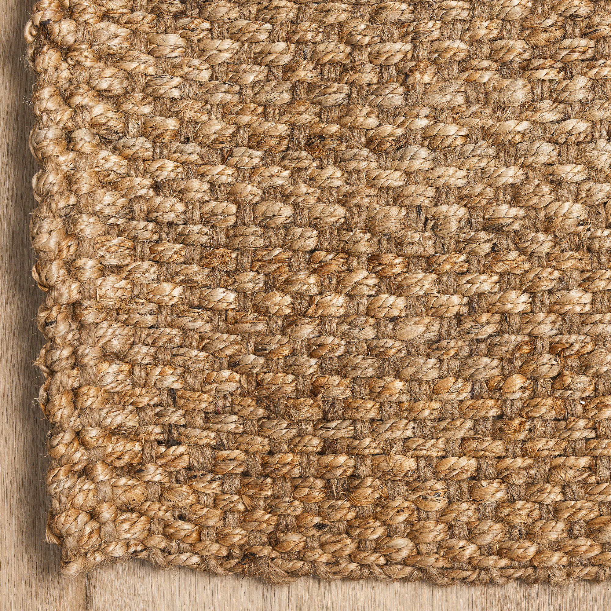 Jute Flatweave Handwoven Rug Panama 2x2 - PANAMA2X2NAT