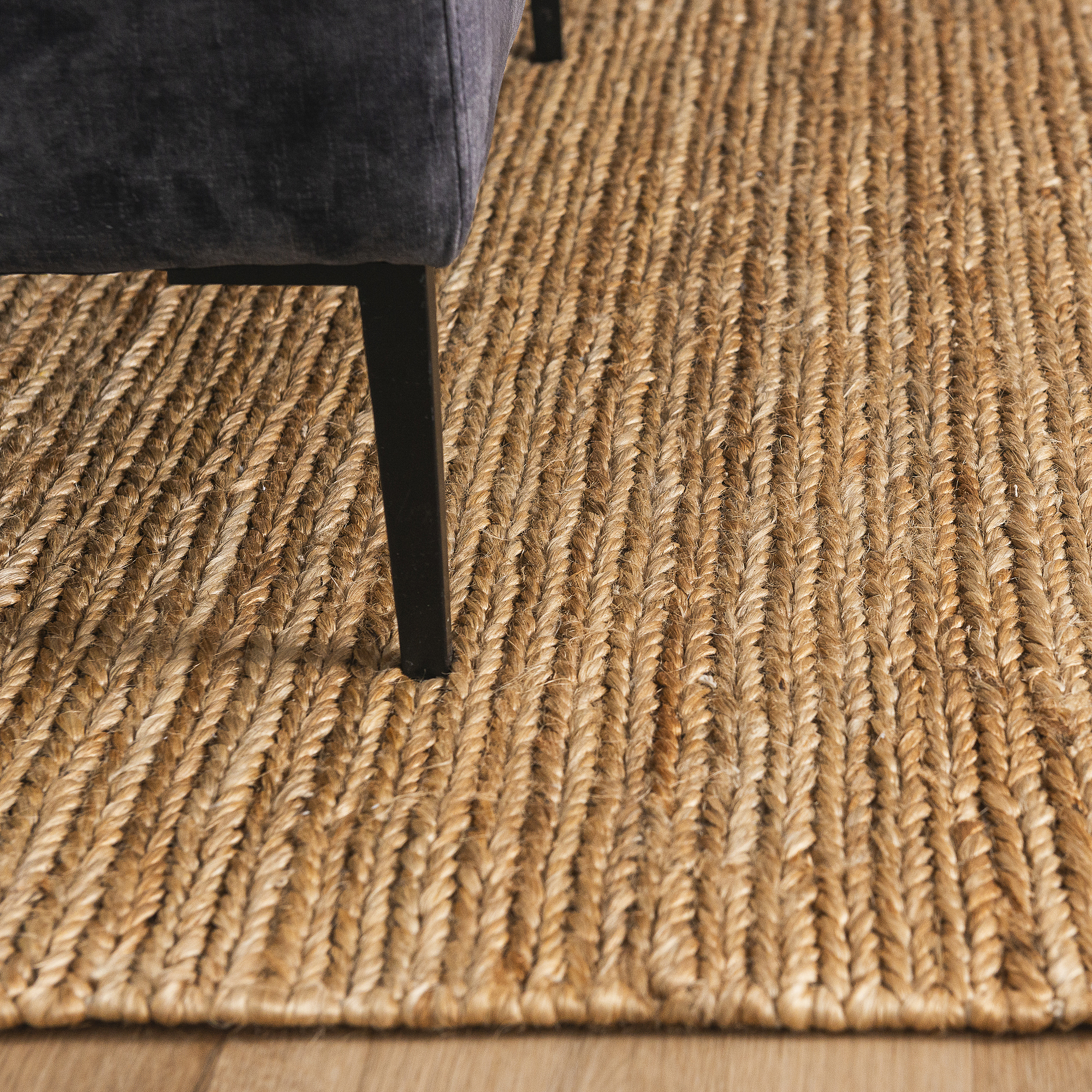 Jute Rug "Someg" in Natural - SOMEGNAT