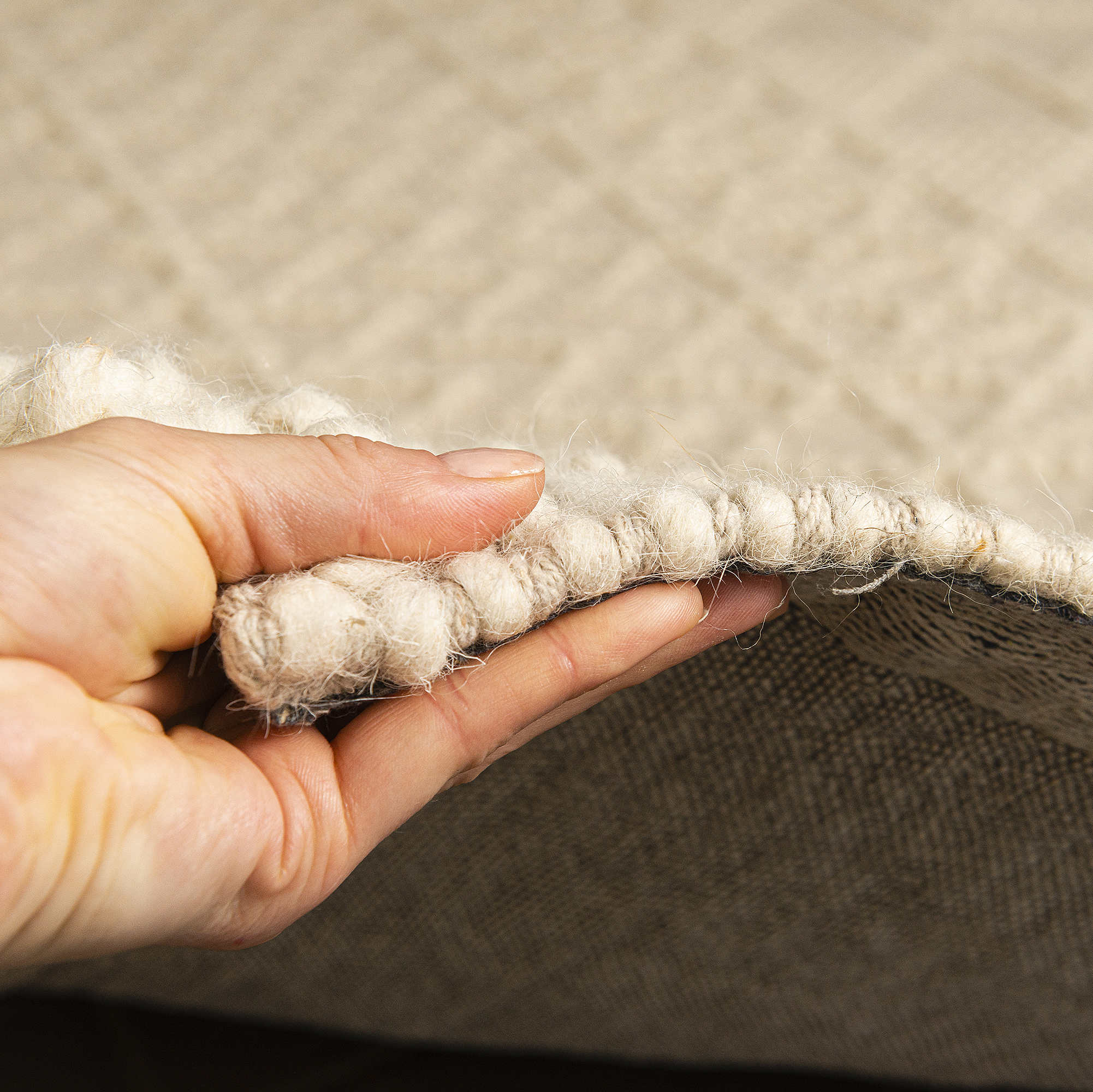 Hand Made Wool Flat Woven Rug 