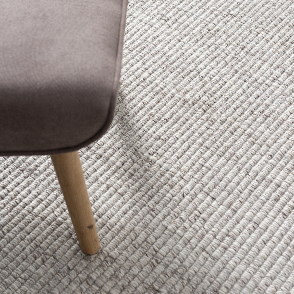 Hand Made Wool Flatweave Malmö in Beige