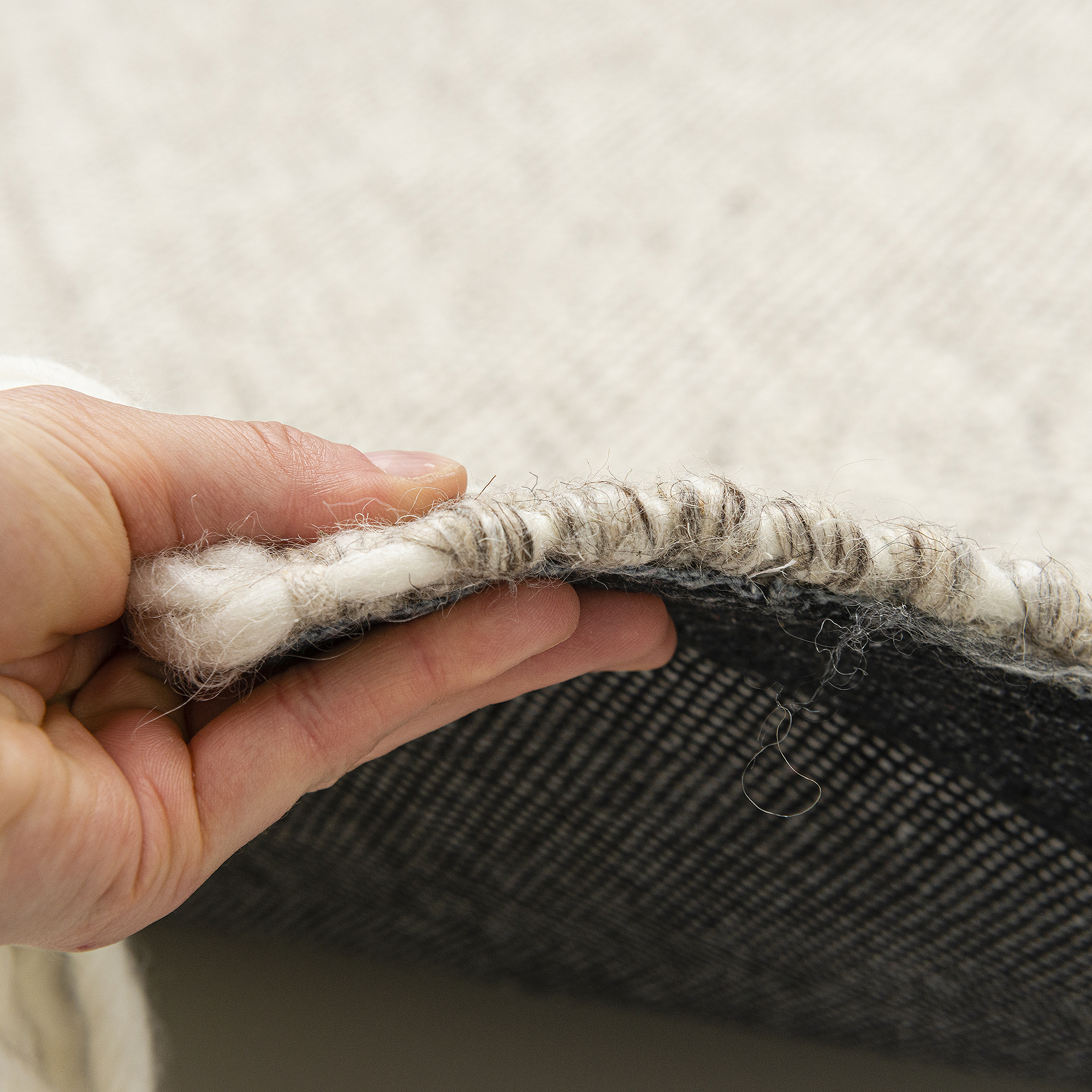 Handwoven Flatweave Wool Rug 
