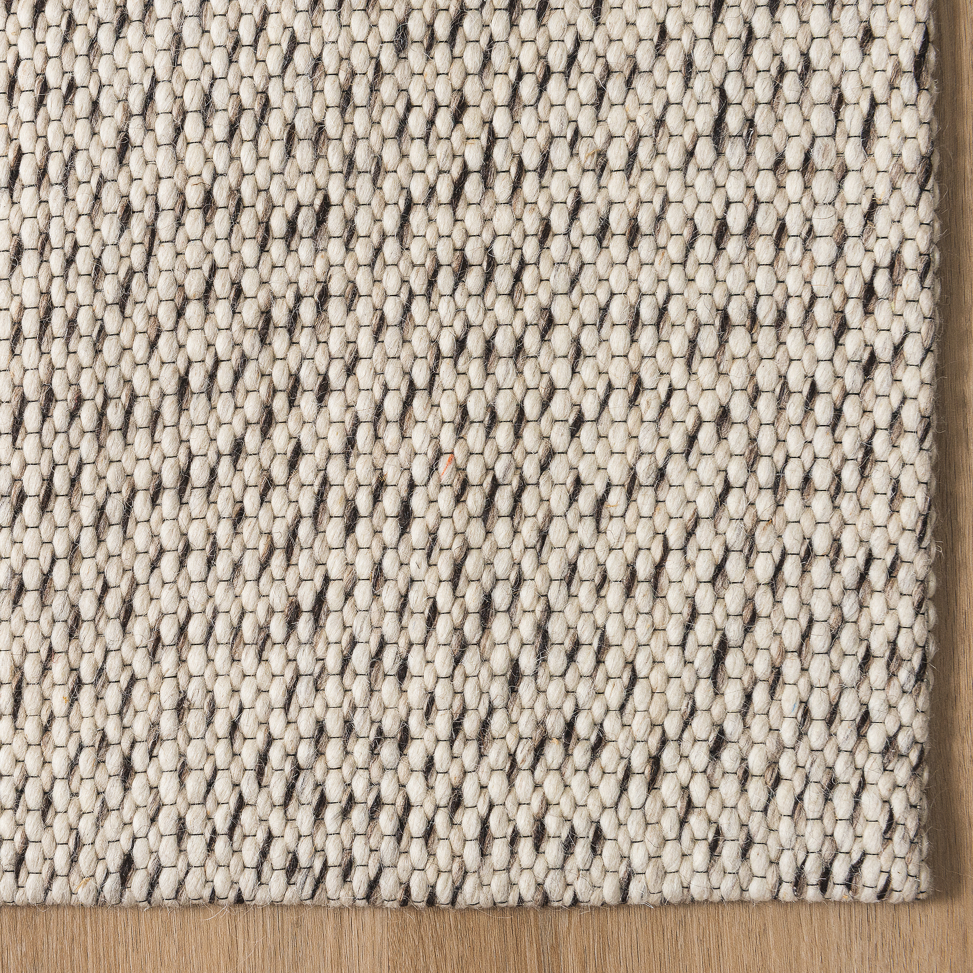 Hand Woven Wool Blend Rug - Radiance White - BCRADIAWHT