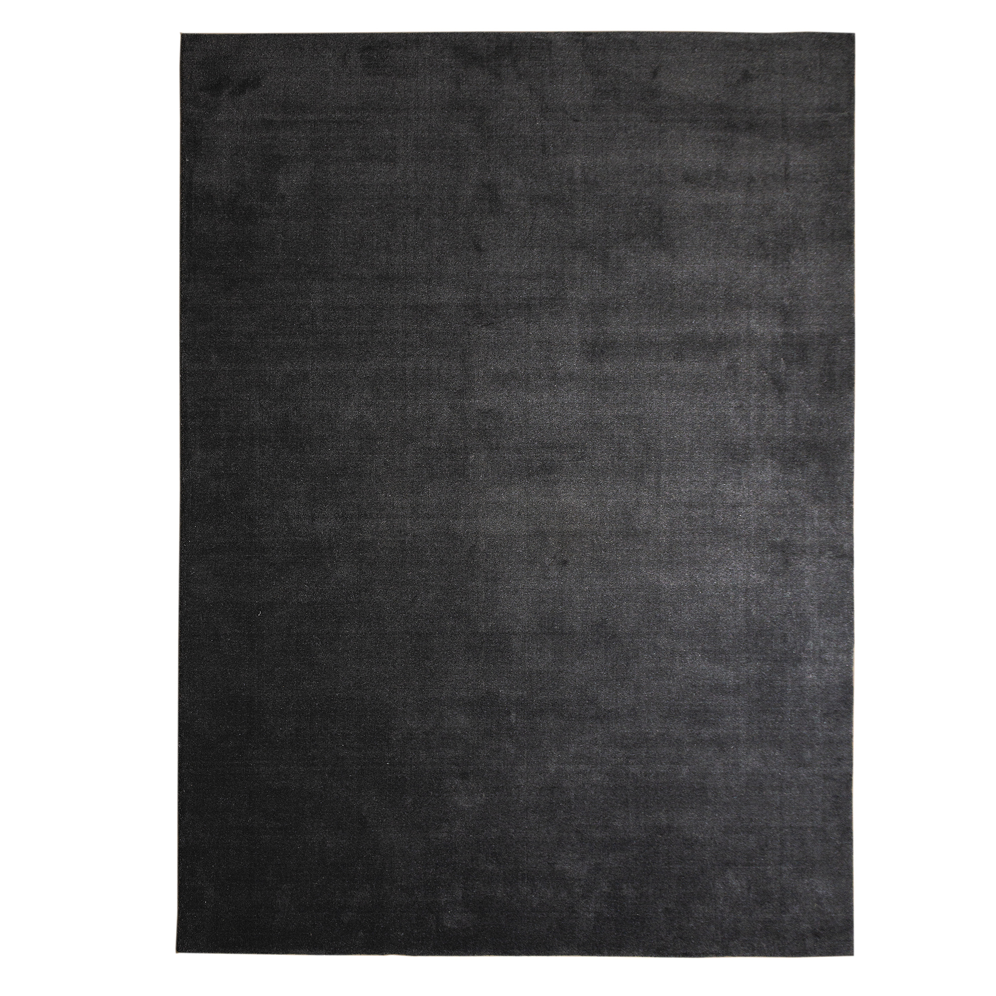 Hand Loom Knotted Wool Rug "Zaragoza" Dark Grey - FIZARAGODGRY